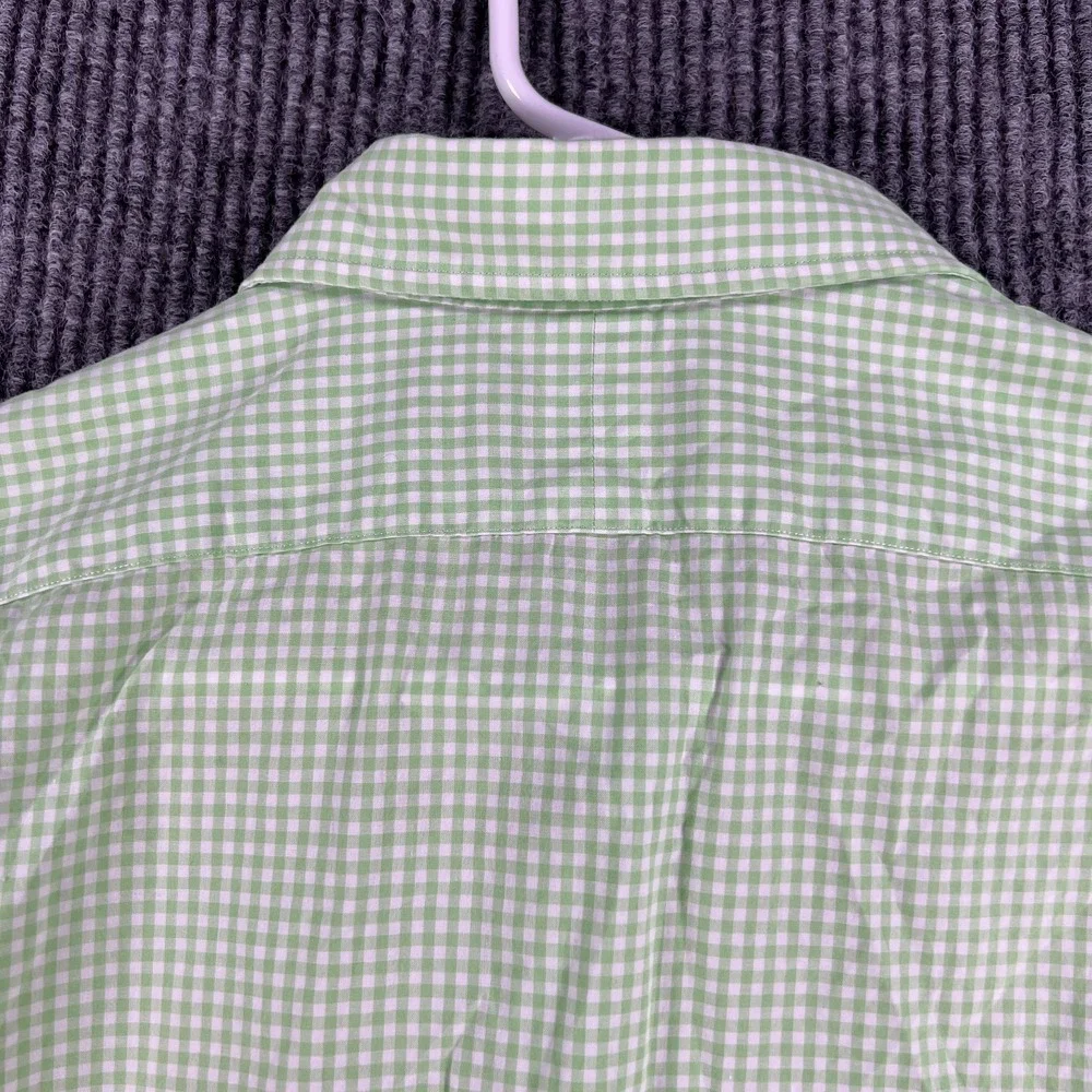 Polo Ralph Lauren Shirt Mens XL Extra Large Green Gingham Check Button Up